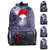 naruto canvas backpack women men large capacity laptop backpack student school bags for teenagers travel shoulder bag mochilas