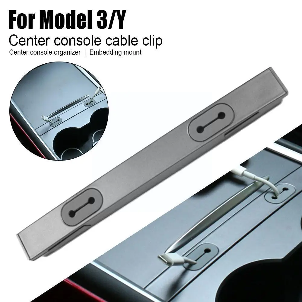 

Центральная консоль Carbar, зарядный кабель, концентратор для Tesla Model 3 Y ABS, блок управления резьбой, отверстие для кабеля данных, балка для хранения Acces E5C5