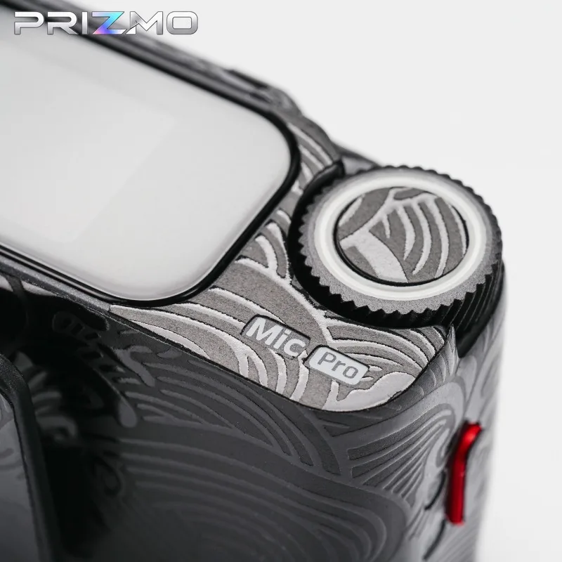 Фото Защитная пленка PrizMo для беспроводного микрофона Insta360 Mic Pro, виниловая наклейка от царапин, премиум-пленка для корпуса, декоративная наклейка-чехол №2