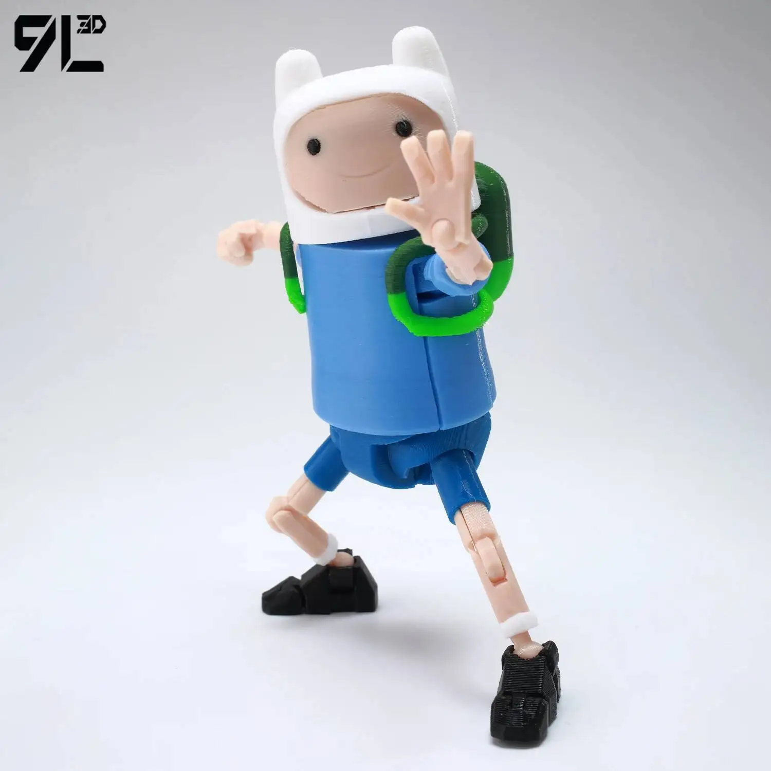 Фото Коллекционная фигурка Lucky Dummy13 Titan13: 9-суставчатая 3D-печатная фигурка синего мальчика в белой шляпе, подарок на день рождения, игрушка №4