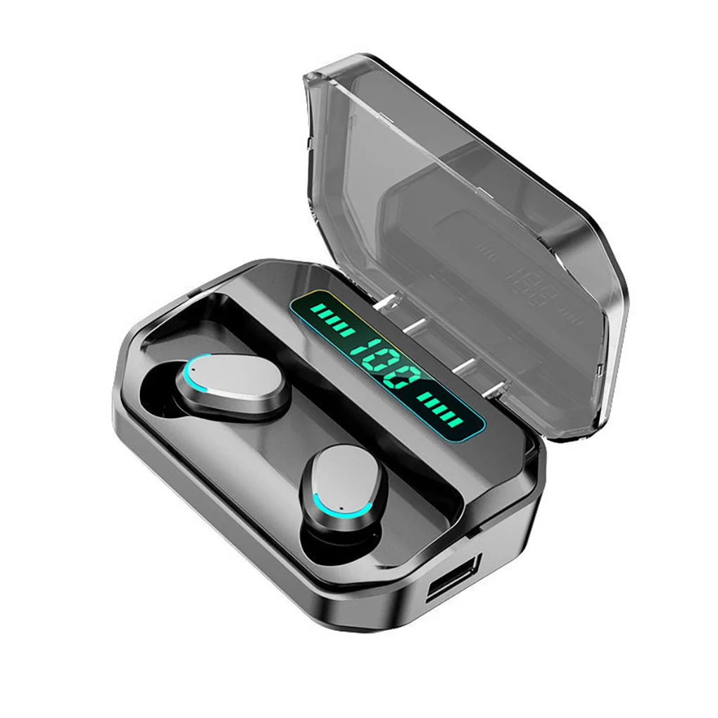 

TWS-наушники с поддержкой Bluetooth 5,0 и зарядным футляром на 2200 мА · ч