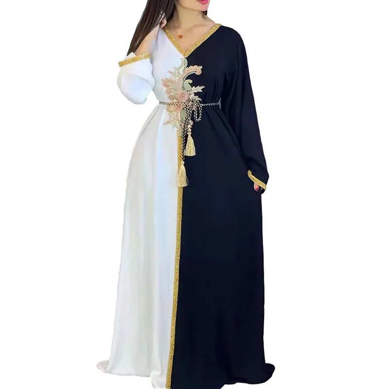 

Ramadan Eid Mubarak Prayer Clothes Women Abaya Dubai Femme Turkey Islam Muslim Modest Dress Robe Longue Musulmane Kaftan Vestido