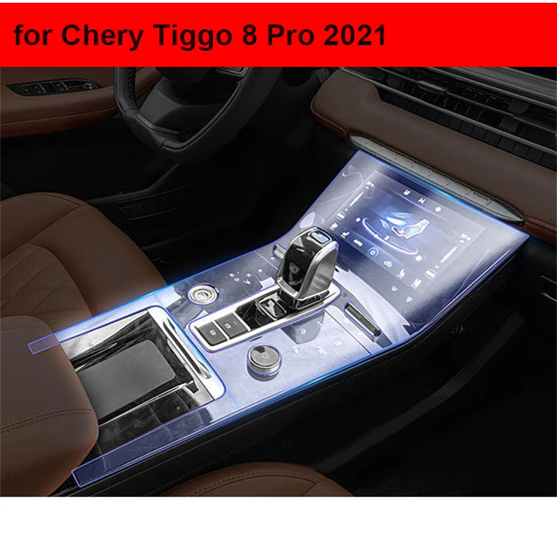 

Car Console Gearbox Panel Sticker Strips for Chery Tiggo 8 Pro 2021 Transparency Film Garnish Decoration Accessories