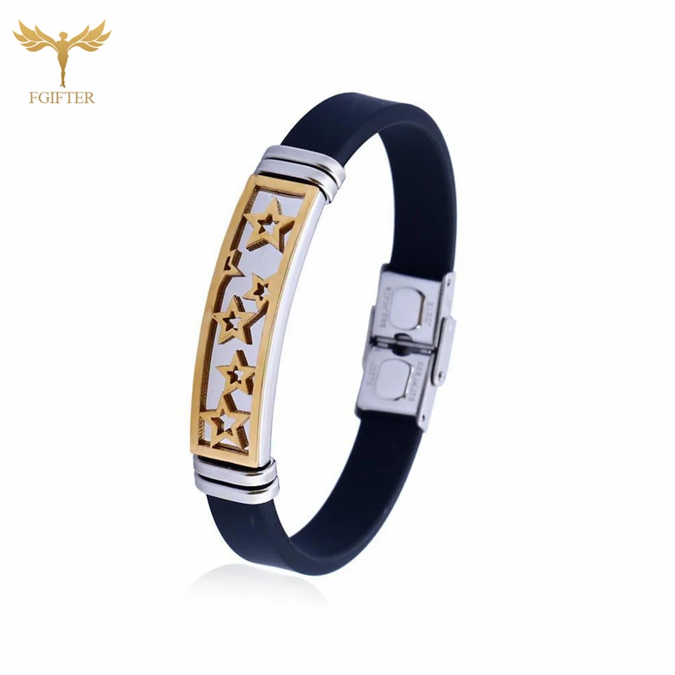 Браслет из нержавеющей стали с пряжкой