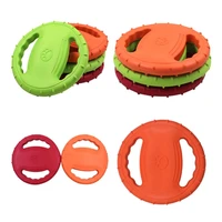 fashion dog toy pet training toy flying chewing saucer interactive pet dog toys anti small silicone rubber pet dog supplies