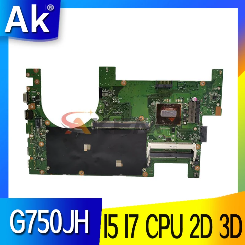 G750JH I5 I7 ЦП 2D или 3D Ноутбук Материнская плата ASUS G750JS G750JM G750JW G750JX G750J G750 материнская