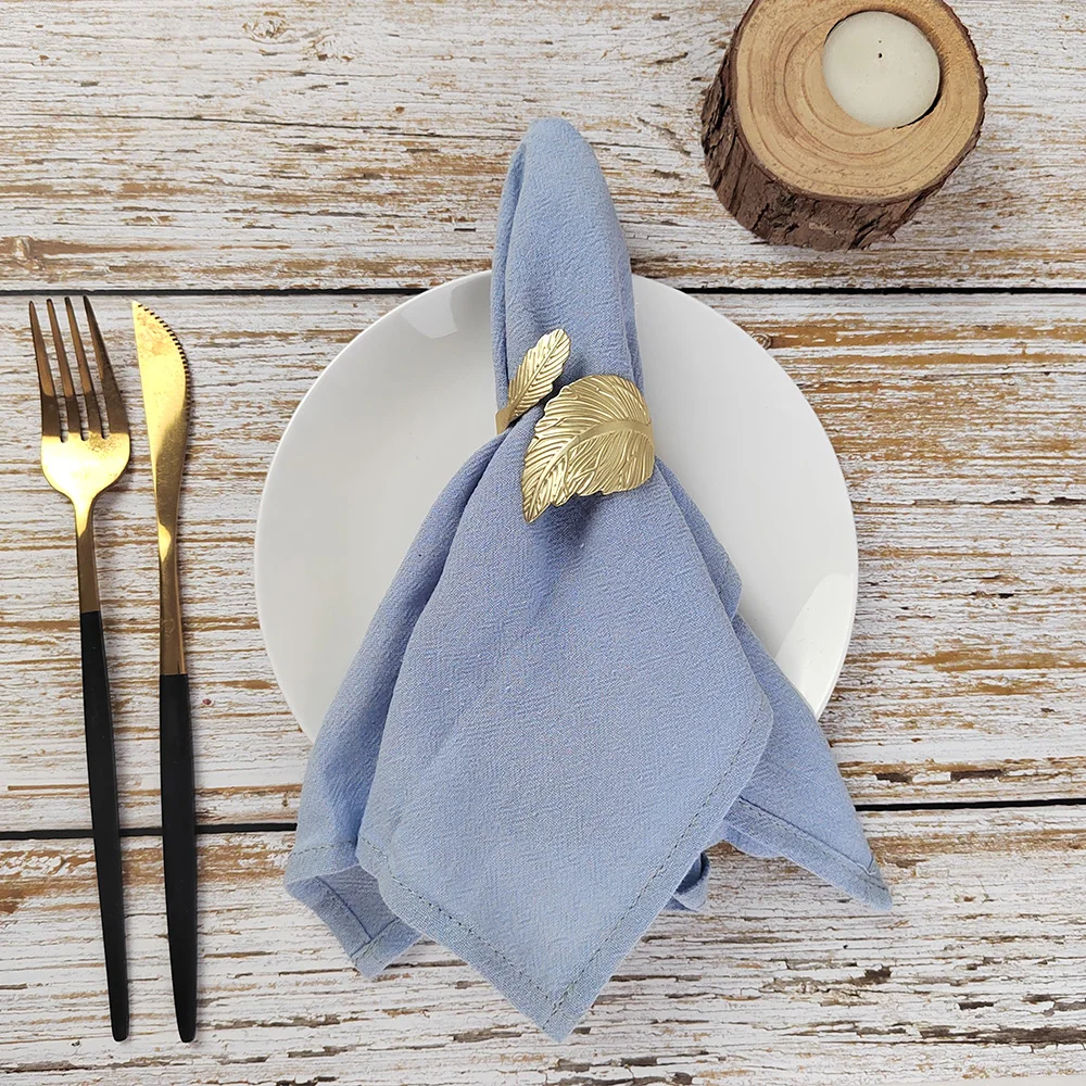 Набор из 12 скатерть 30x45 см, салфетки из хлопчатобумажной прочной ткани, многоразовая однотонная ткань для кухни, столовой, пасхального свадебного украшения