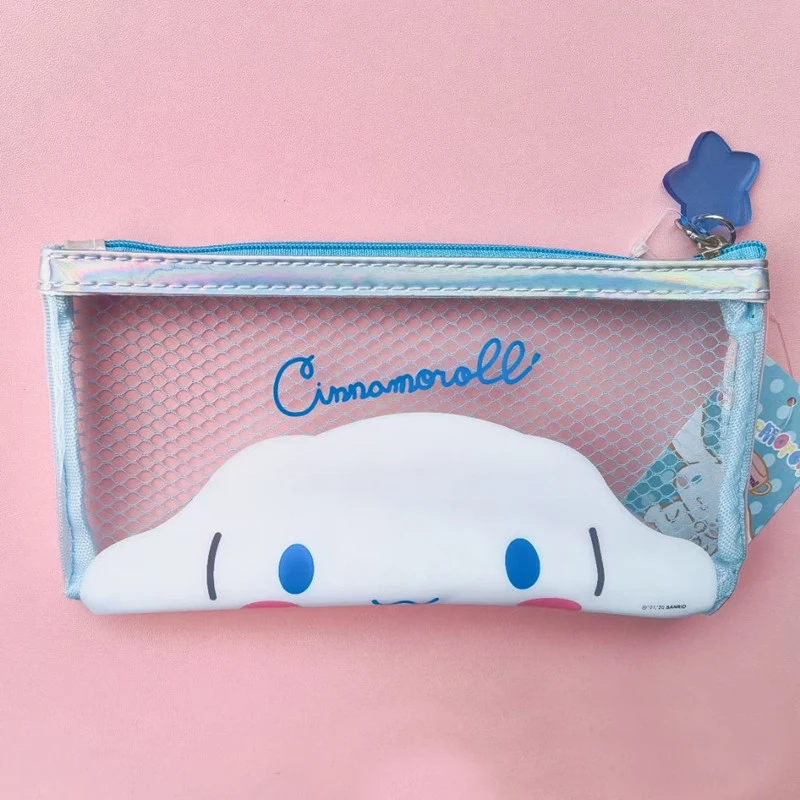 Sanrioed Cinnamoroll My Melody Kuromi XO Purin Dog Kittly аниме кавайная канцелярская ручка макияж карман