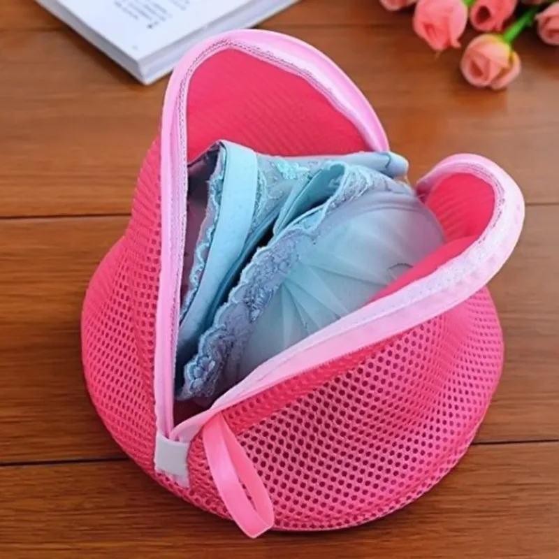 

Triangle Bra Wash Laundry Bag Lady Women Bra Underwear Washing Machine Protection Net Mesh Bag Lingerie Hosiery Protect Mesh Bag