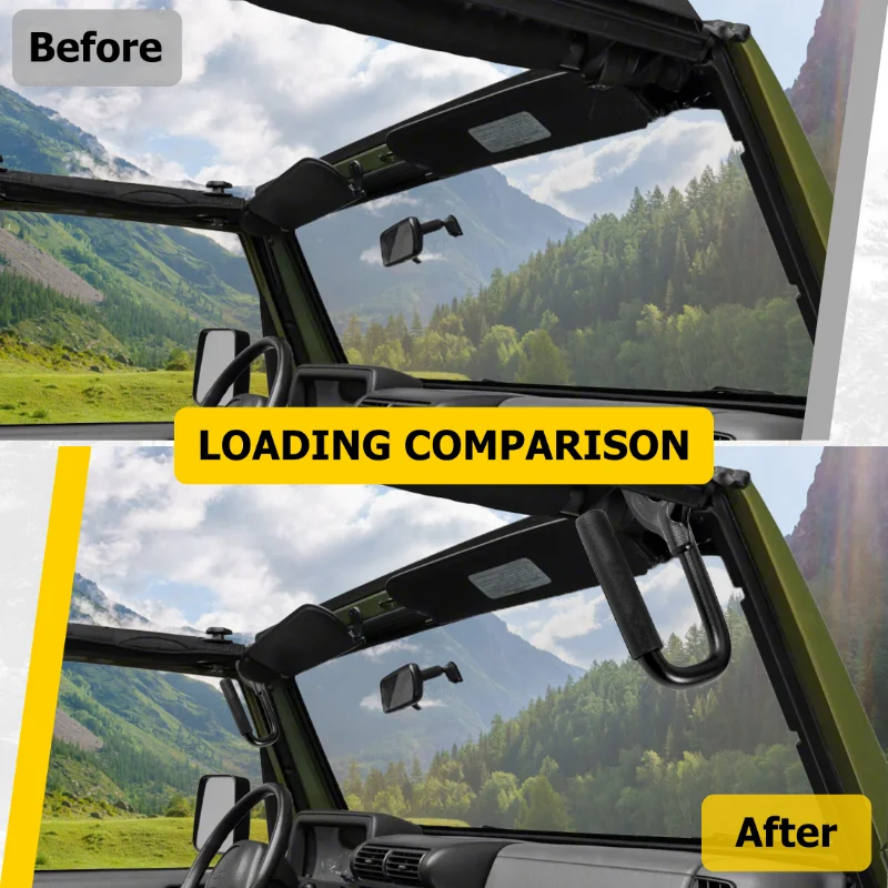 2 шт./комплект передние рукоятки для джипа Wrangler TJ 1997-2006