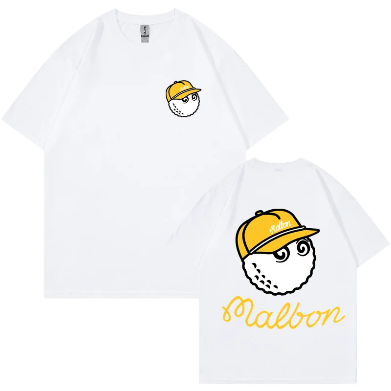 

Summer Malbon Brand T shirt Men Fashion Clothing Cotton T Shirt Streetwear Harajuku Casual classic T-Shirts Women Oversized Tee