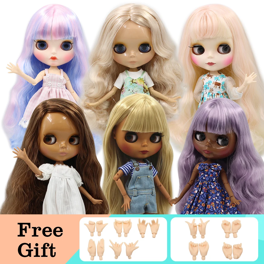 Кукла Blyth ICY DBS 1/6, шарнирное тело «сделай сам», модные куклы, подарок для девочки, специальное предложение, распродажа, с набором рук A & B