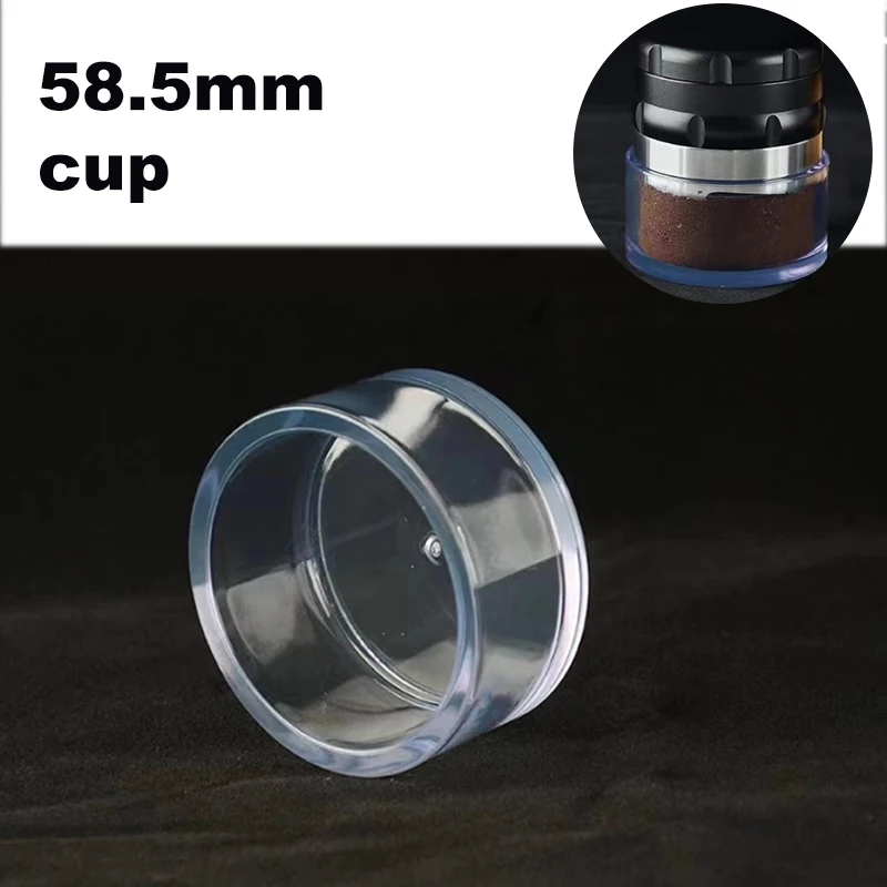 

Прозрачная чашка 58,5 мм, кофейный порошок, чашка для наблюдения за глазами, инструменты для бариста, подходит для темпера 58,5 мм