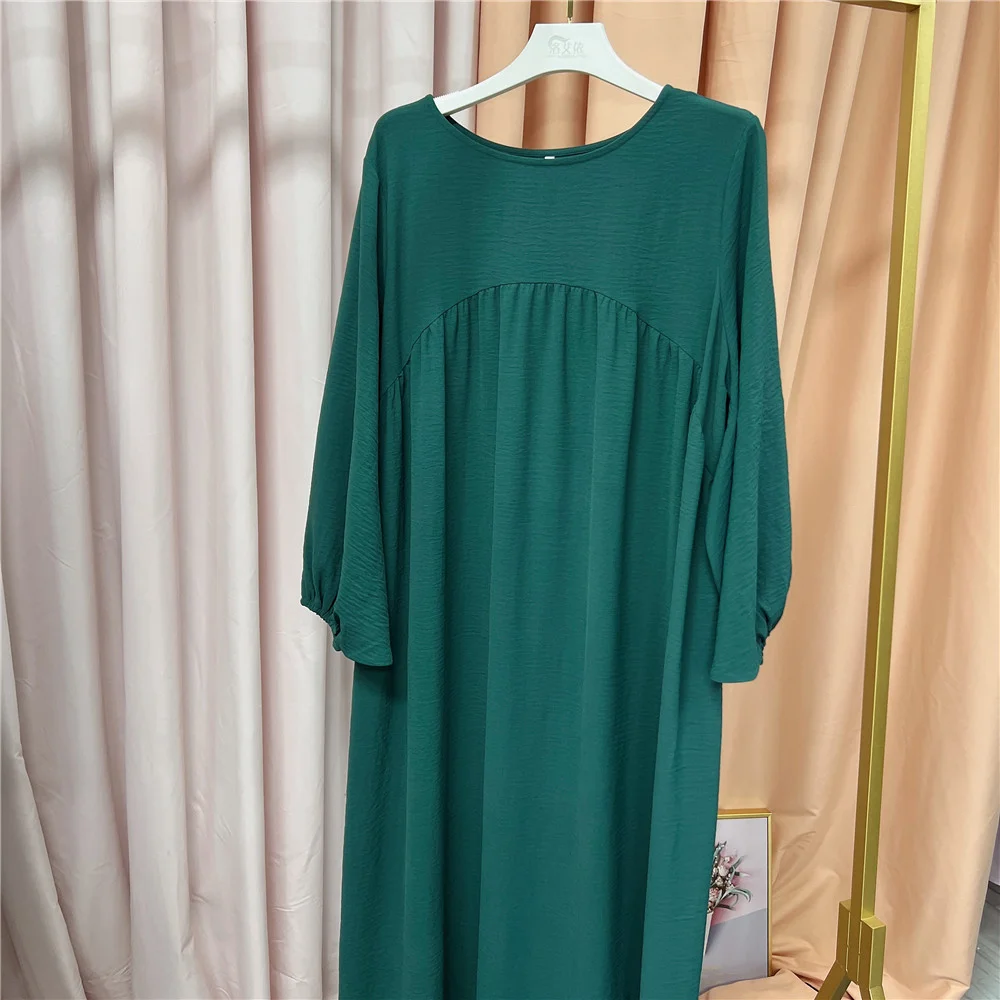 Ramadan Muslim Abaya Dress Elegant Modest Long Dresse Turkey Dubai Eid Abayas For Women Kaftan Hijab Robe Jilbab Islam Clothes