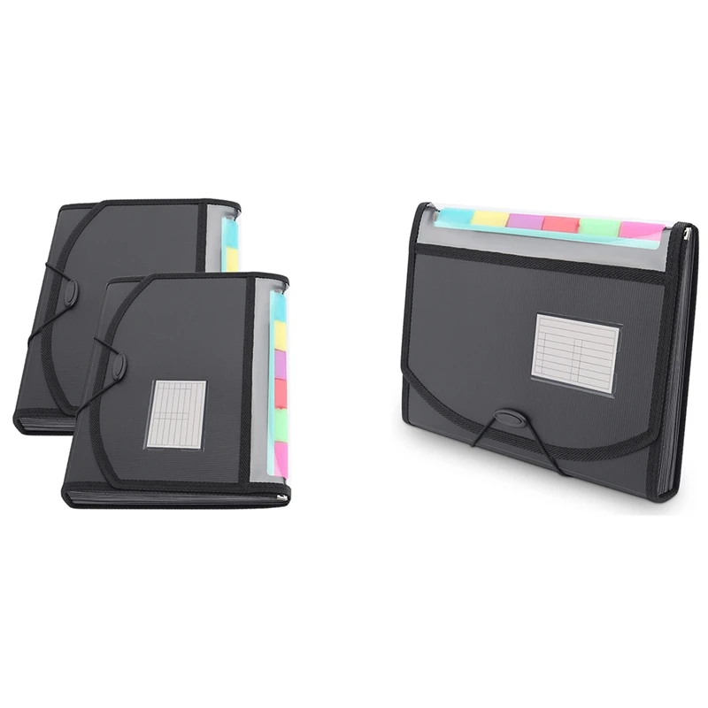 

Extension Folder 13 Pocket Accordion Folders A4 Letter Size File Storage Folder,for Home Office School Supplies