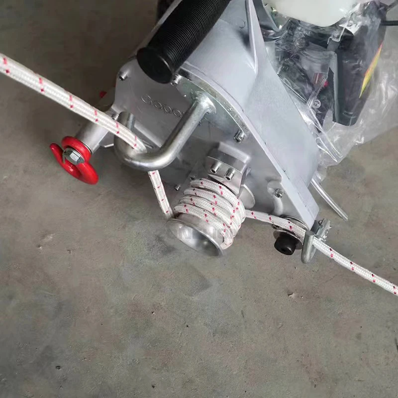 1T 2T маленькая портативная бензиновая двигатель лебедка шлифовальная машина для