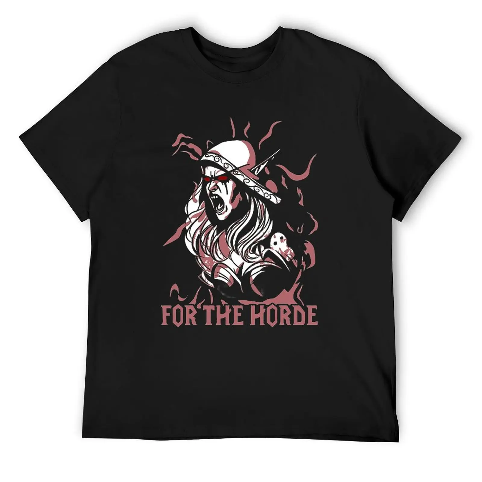 Футболка For The Horde – Sylvanas Windrunner мужская одежда большого размера футболка