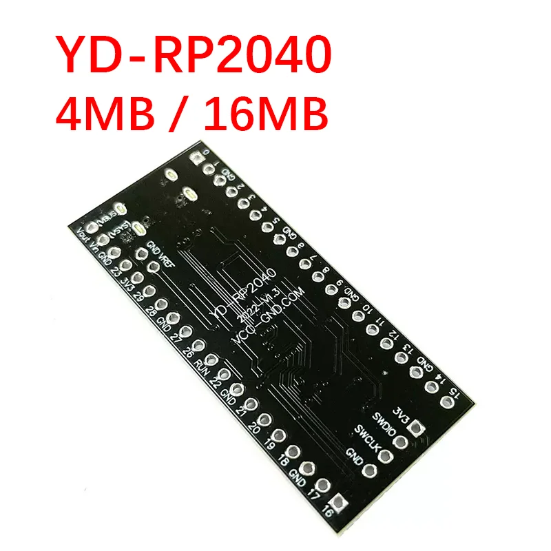 YD-RP2040 Основная плата TYPE-C USB-C для Raspberry Core Board 4 МБ/16 МБ RP2 Pi Pico Micropython