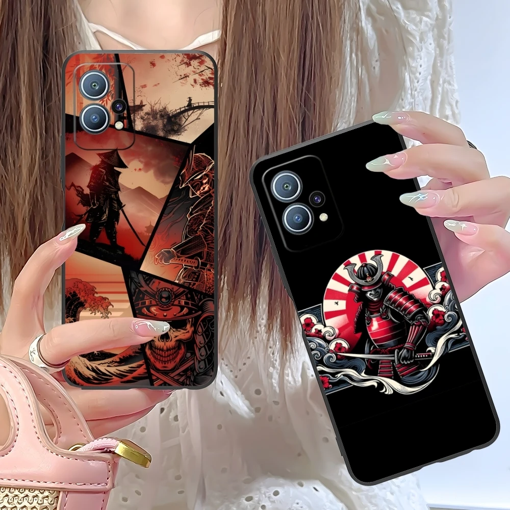 Чехол для мобильного телефона Bushido Samurai Huawei P60 P50 P40 P30 P20 P10 P9 P8 Pro Lite Plus черный мягкий