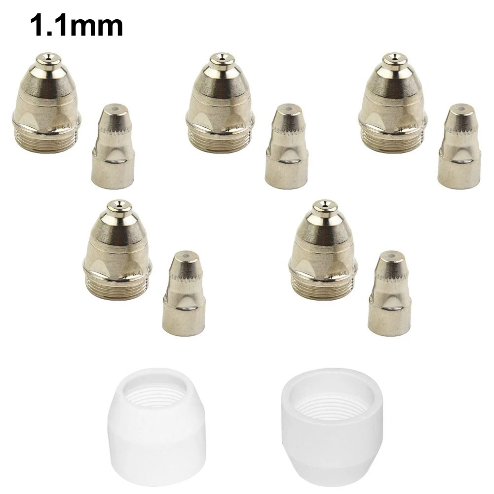 P-80 Plasma Cutting Consumable Cutter Torch Nozzle Tips 1.1/1.3/1.5/1.7mm Electrode Cover For CUT-70/80/100/120 Cutting Machine