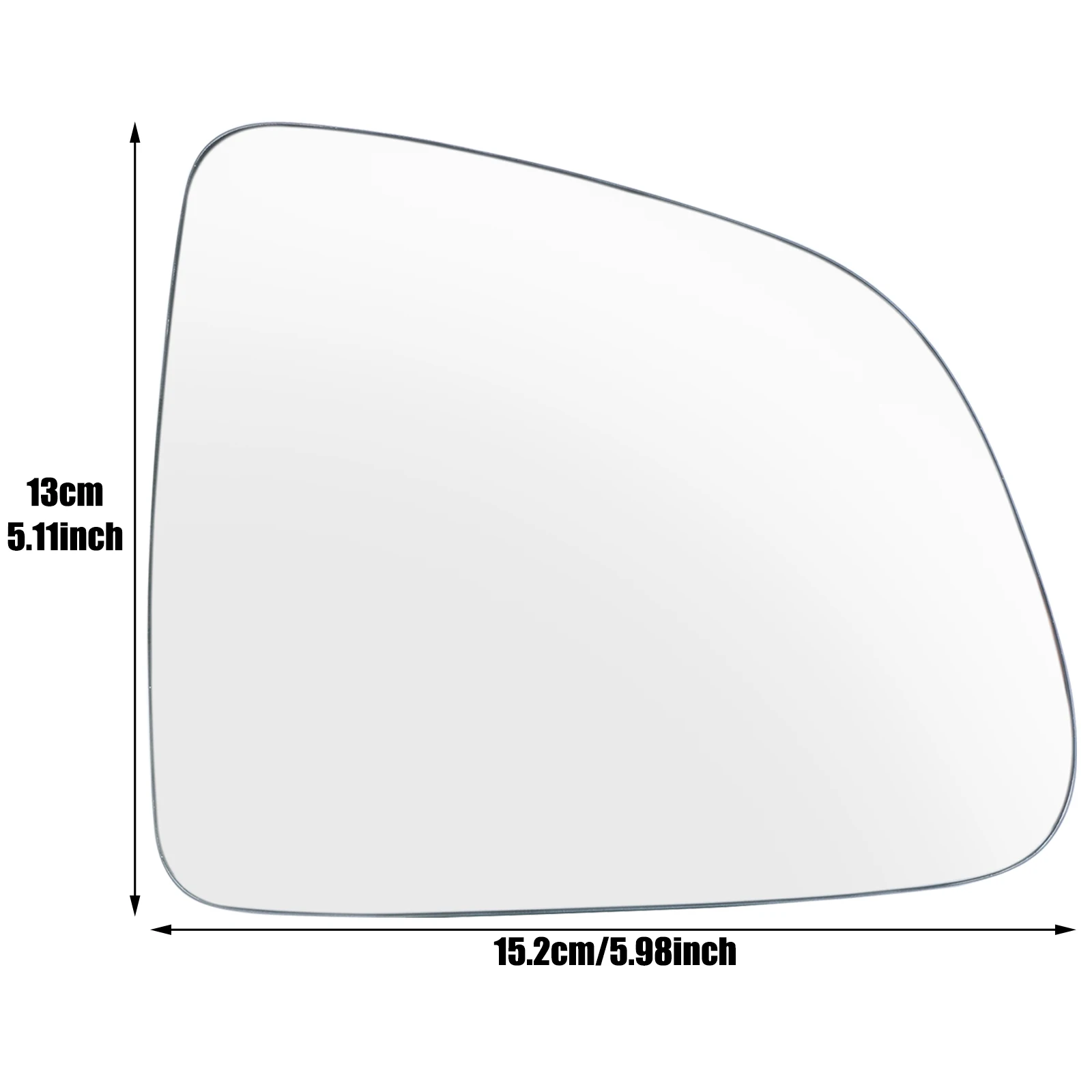 1 шт. широкоугольный объектив для зеркала заднего вида Tesla Model Y 2019-2024