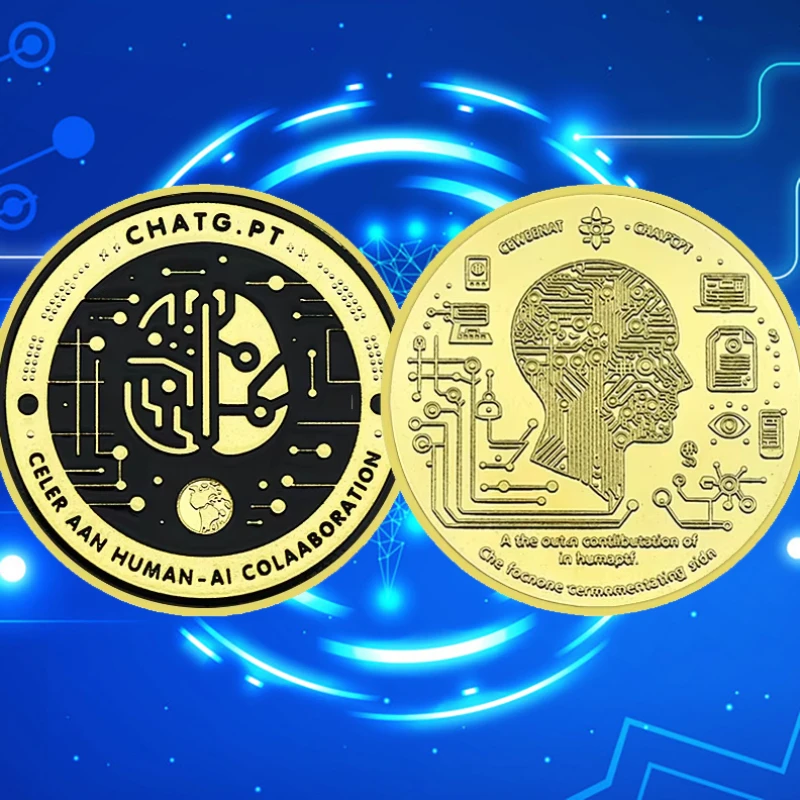 

Коллекционная монета с искусственным интеллектом Chatg.pt