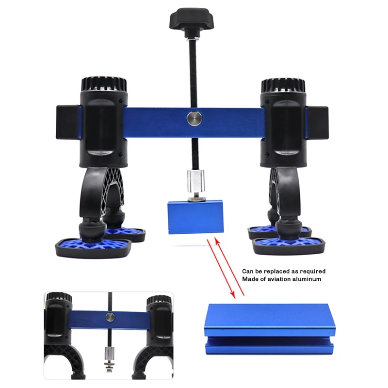Съемник для ремонта вмятин автомобиля вращение на 360 ° нескользящий корпус