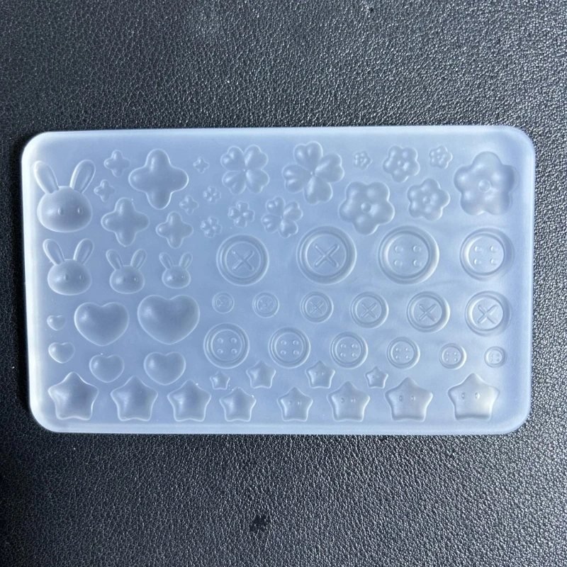 652F кнопки аксессуары плесень DIY эпоксидная смола формы для изготовления