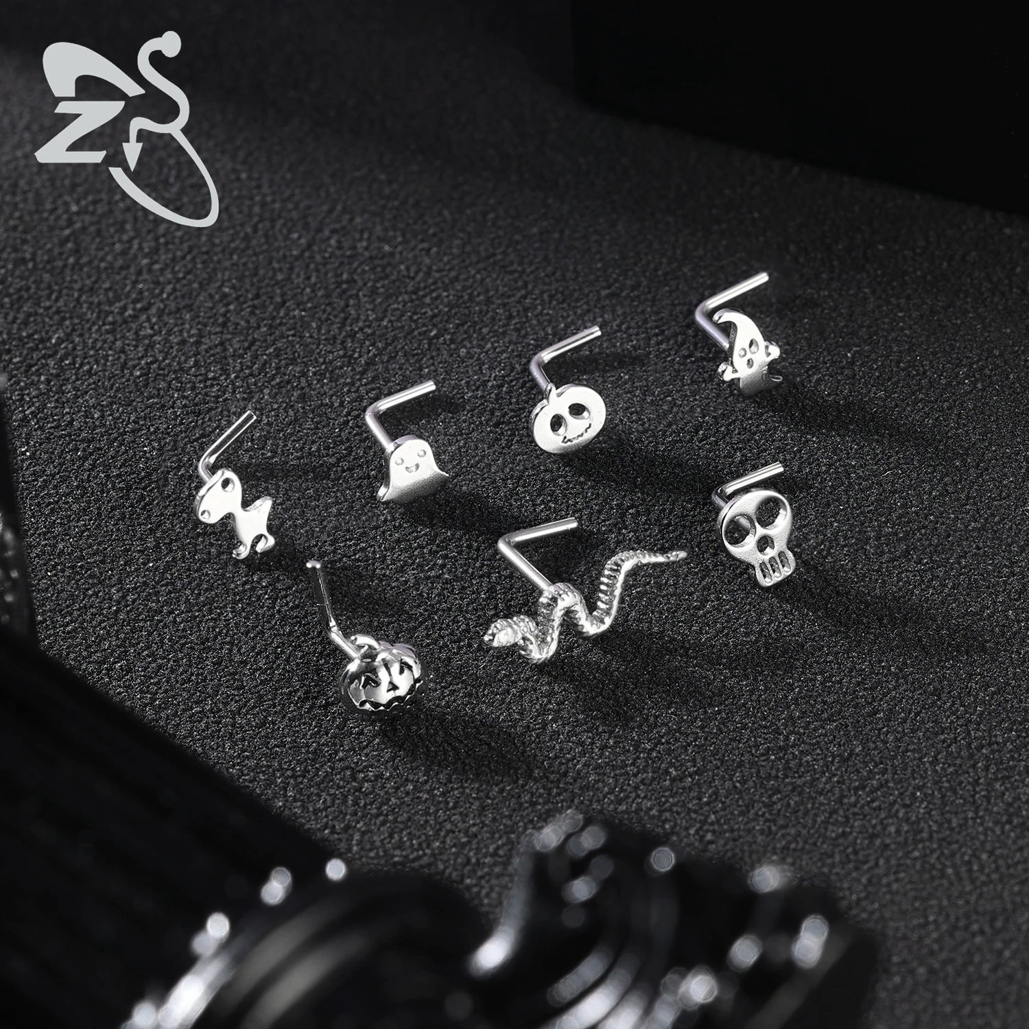 Пирсинг для носа из нержавеющей стали ZS 1 шт