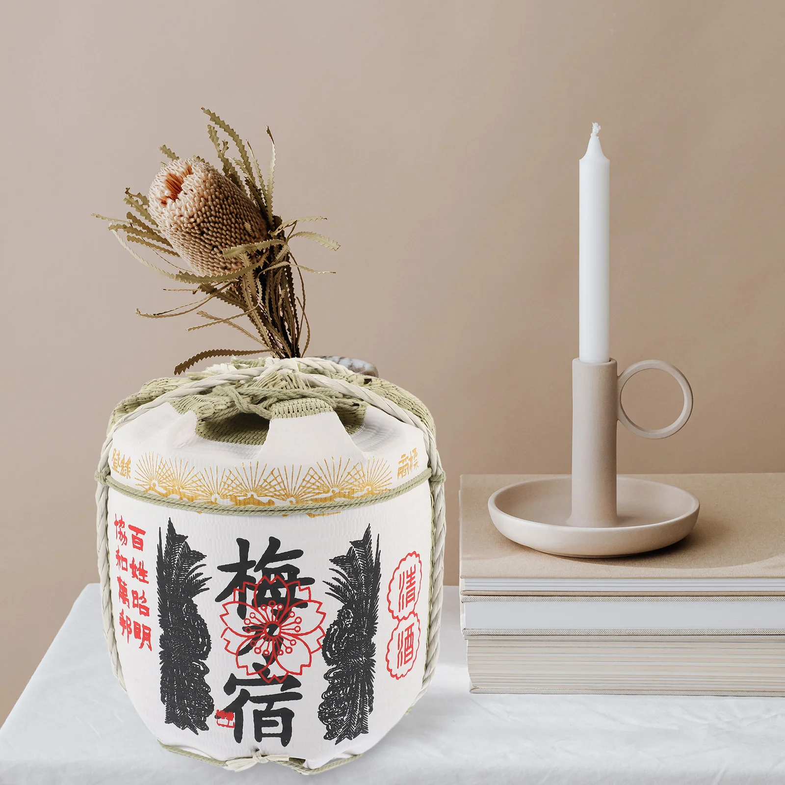 

Decorate Decorative Barrel Miniture Decoration Sashimi Dish Japanese Model