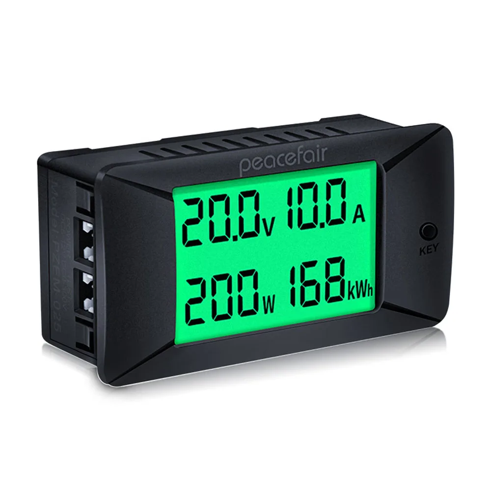 

50A 100A 200A 300A DC 0-300V LCD Display Digital Current Voltage Power Energy Meter Power Energy Watt Meter Ammeter Voltmeter