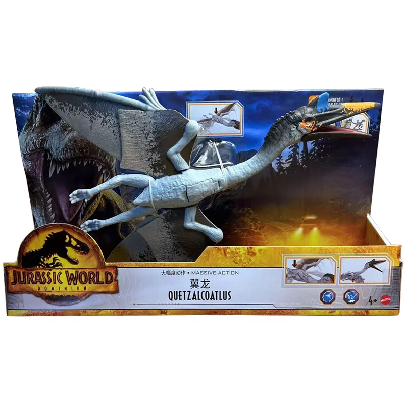 

Mattel HDX48 Военная массивная экшн-Фигурка динозавра в стиле Юрского периода, движение при атаке, игрушки, детский подарок на день рождения