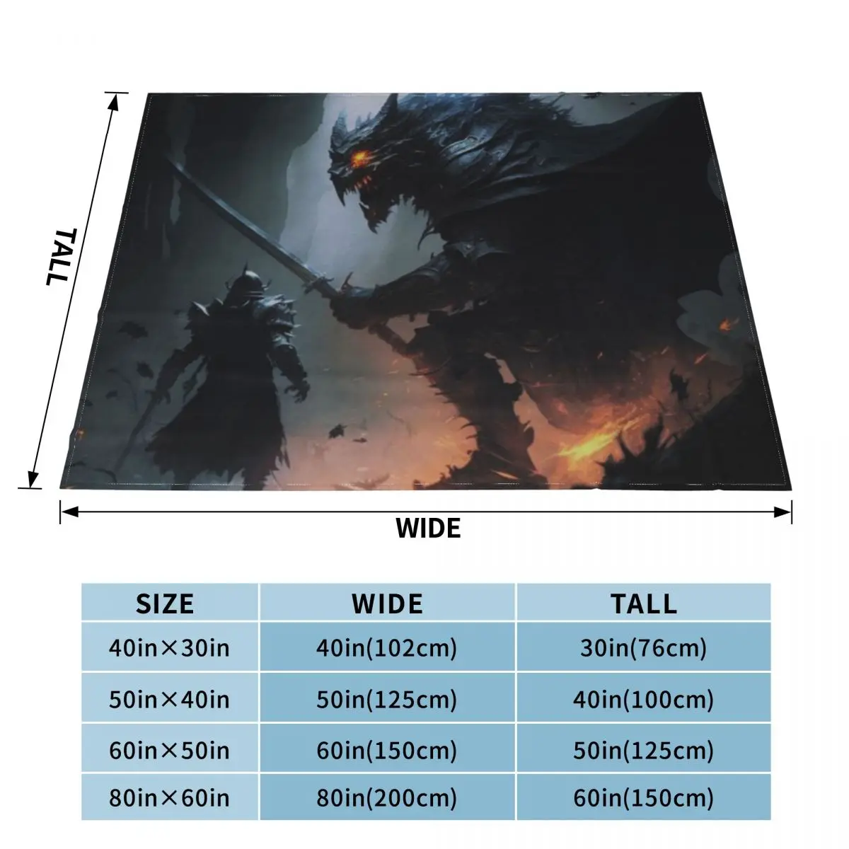 Infernal Showdown Ультрамягкое одеяло из микрофлиса