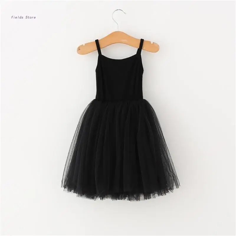 

Girls Summer Princess Dress 2-7Y Toddler Girl Skin-Friendly Slip Dress Spring Leisure Suspender Dress for Children Girl