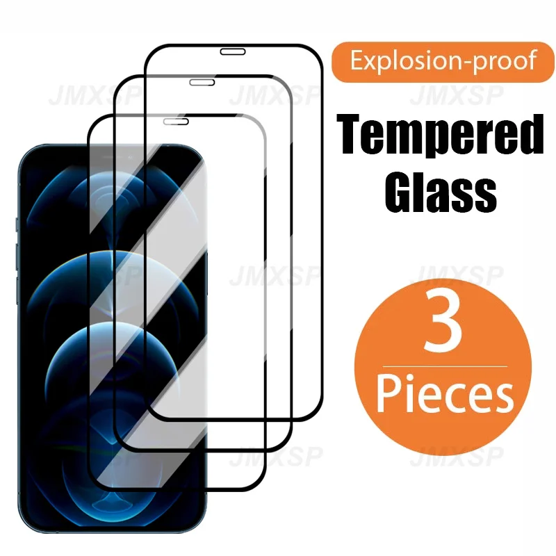 

Защитное стекло для iPhone, закаленное стекло для iPhone 14, 13, 12, 11 Pro, 13, 12 mini, XS Max, XR, X, Apple iPhone 8, 7 Plus, SE, 3 шт.