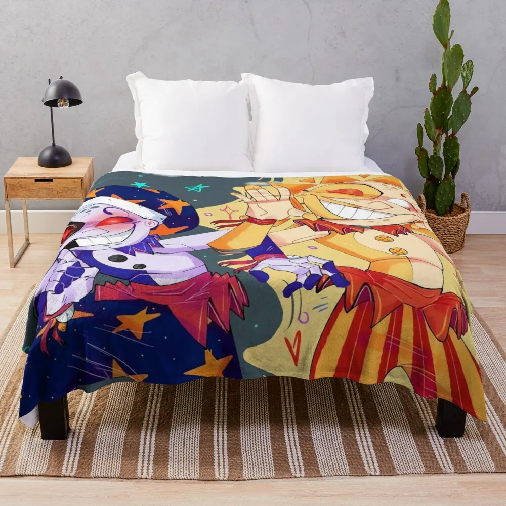 

Солнечное и лунное одеяло FNAF для защиты от поломки дивана, пушистое одеяло s