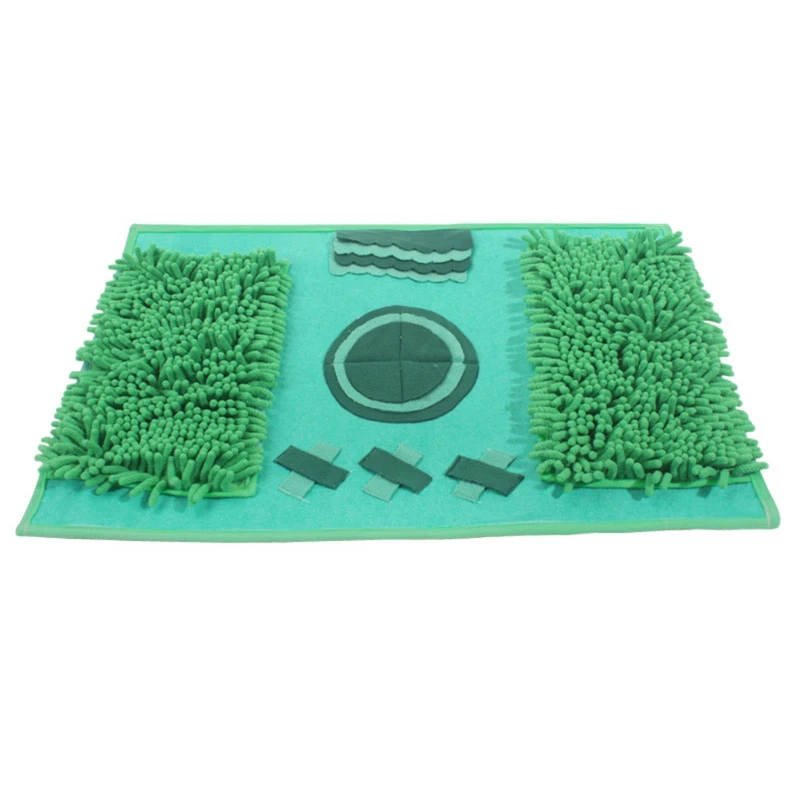 

Treat Dispensing Interactive Puppy Plush Dog Toys Lawn Style Chew Toys Snuffle Pad for Medium Dogs Kill Time 667A