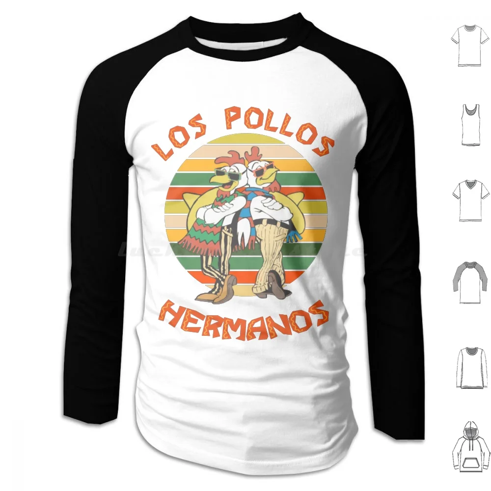 

Hermanos Classic Hoodie cotton Long Sleeve Hermanos Hermanos Pollos Gus Fring Better Call Saul Walter White