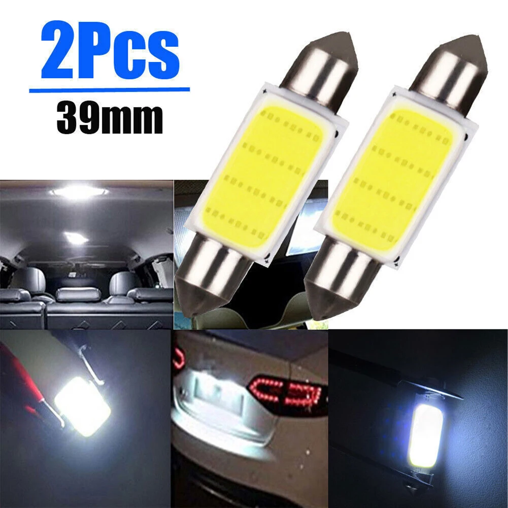 

Car Light 12SMD Led Lights 6000K Xenon White Temp Light Car Festoon Light Interior Reading Light White LED Lights