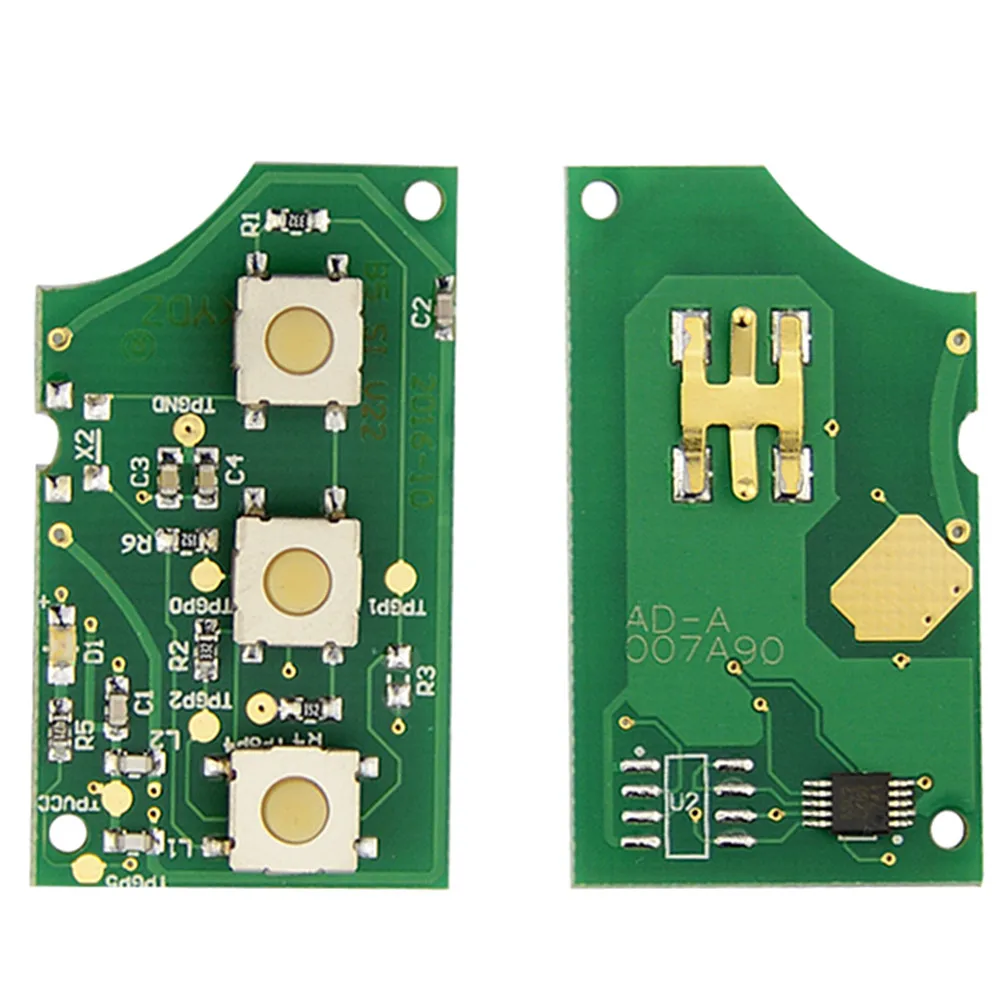 Автомобильный дистанционный откидной ключ 3 кнопки 433 МГц чип ID48 4D 0837231 K Auto для Audi
