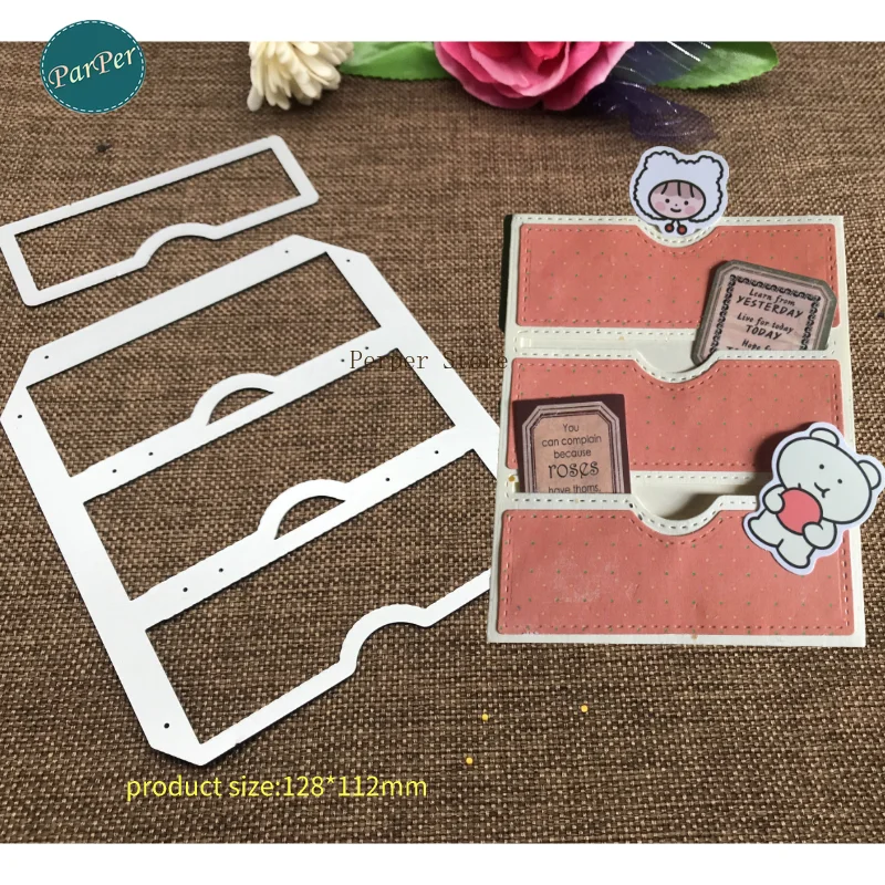 

Новые карманные металлические Вырубные штампы для скрапбукинга, альбома, бумаги