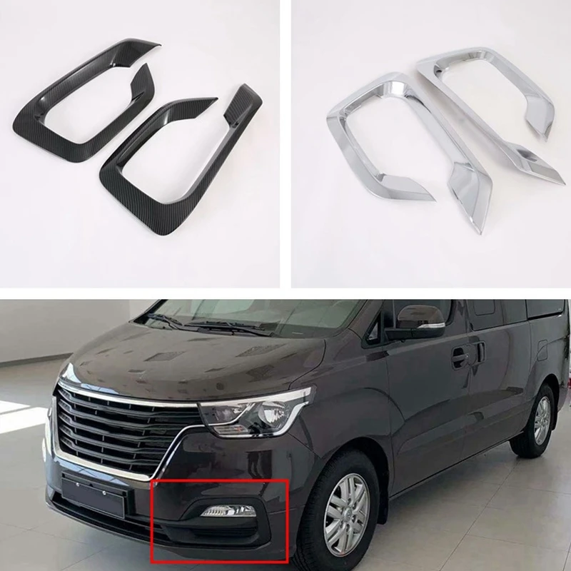 

Для Hyundai Starex H-1 2 шт. ABS Автомобильная передняя фара противотуманная фара крышка отделка автомобильный Стайлинг Аксессуары