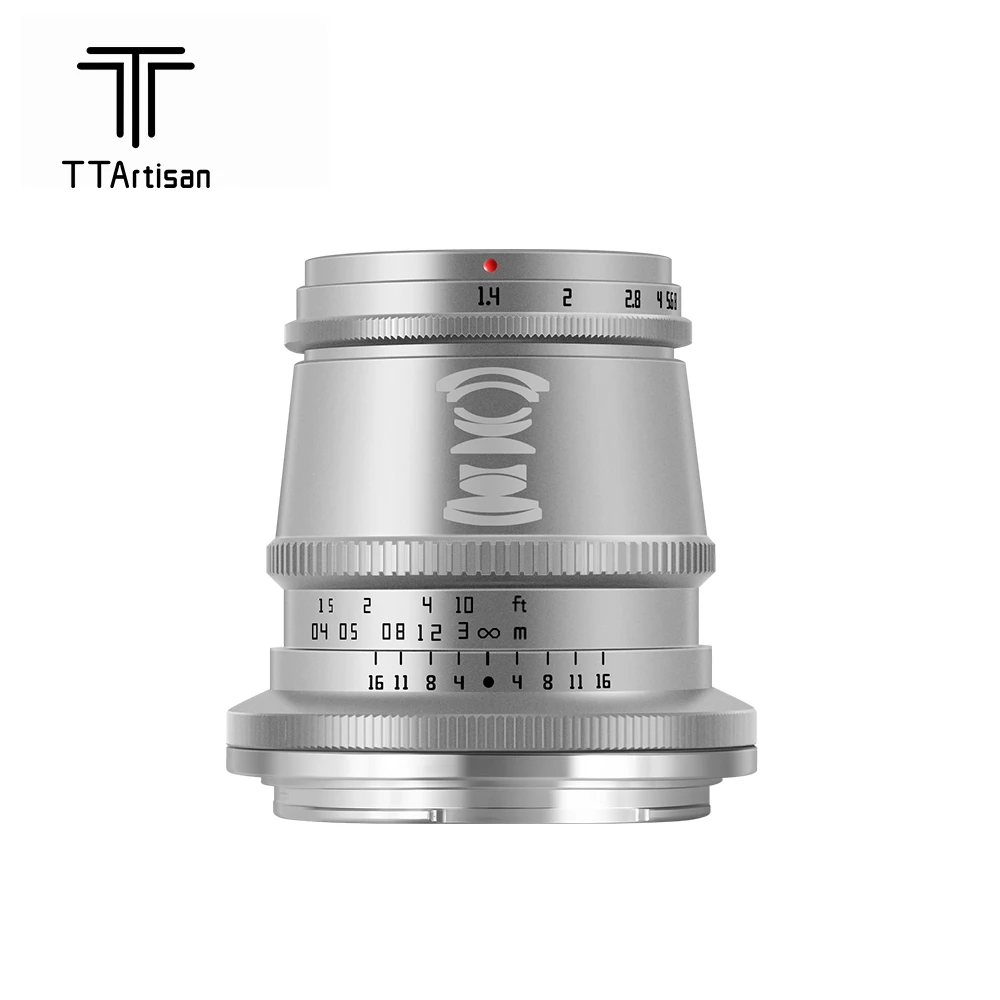 

TTArtisan 17mm F1.4 APS-C Manual Focus Camera Lens for Nikon Zmount Silver