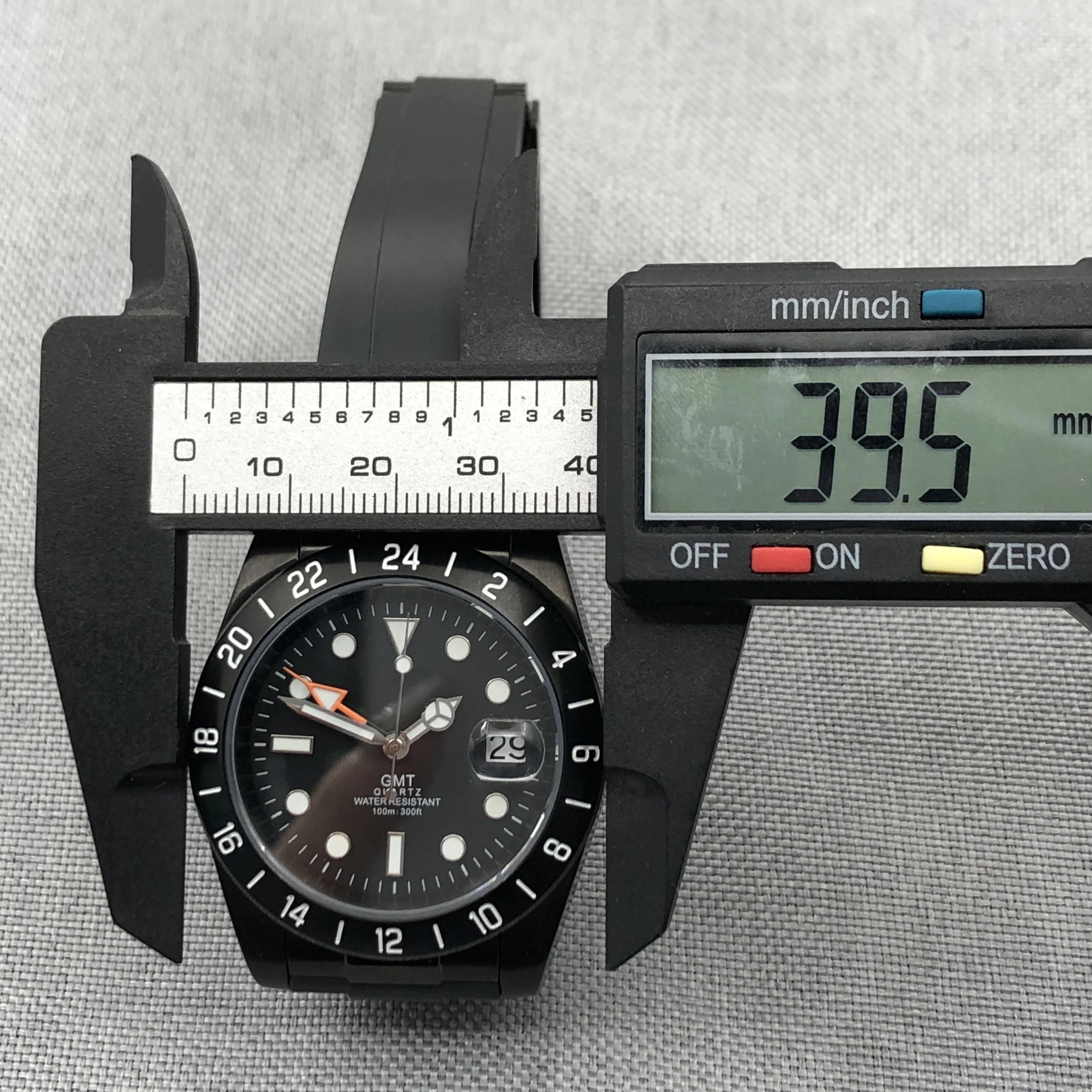 Мужские часы Gramock новинка 2024 корпус 40 мм кварцевые наручные Ronda515 Movt светящийся