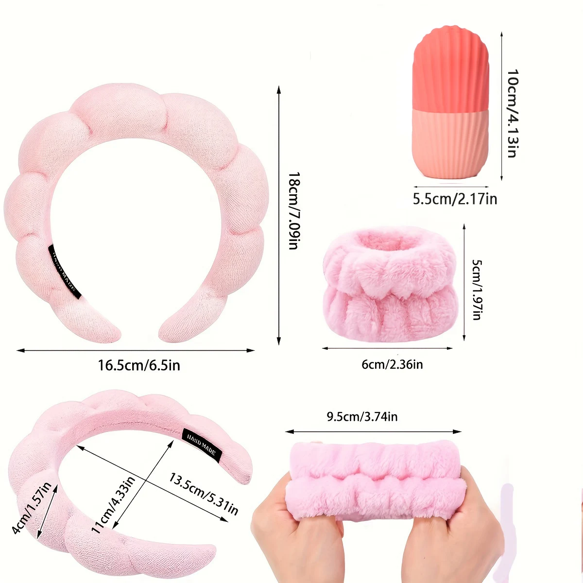 Комбинированный повязка на голову и лоток для льда ухода за лицом массажер лица