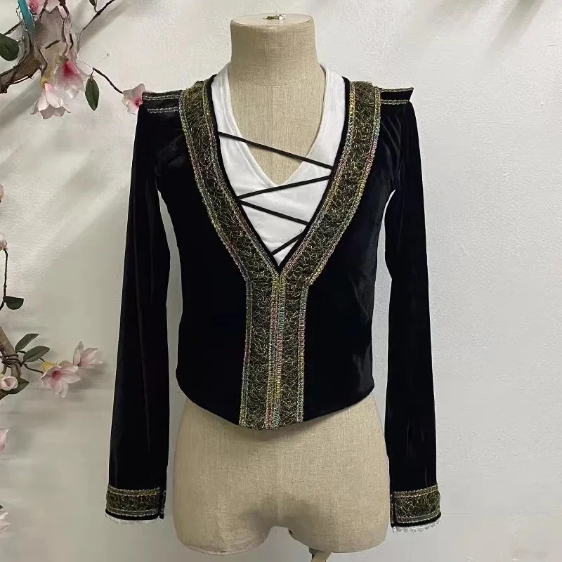 

Новинка 2023, Мужская бархатная одежда для выступлений и выступлений на одной стадии