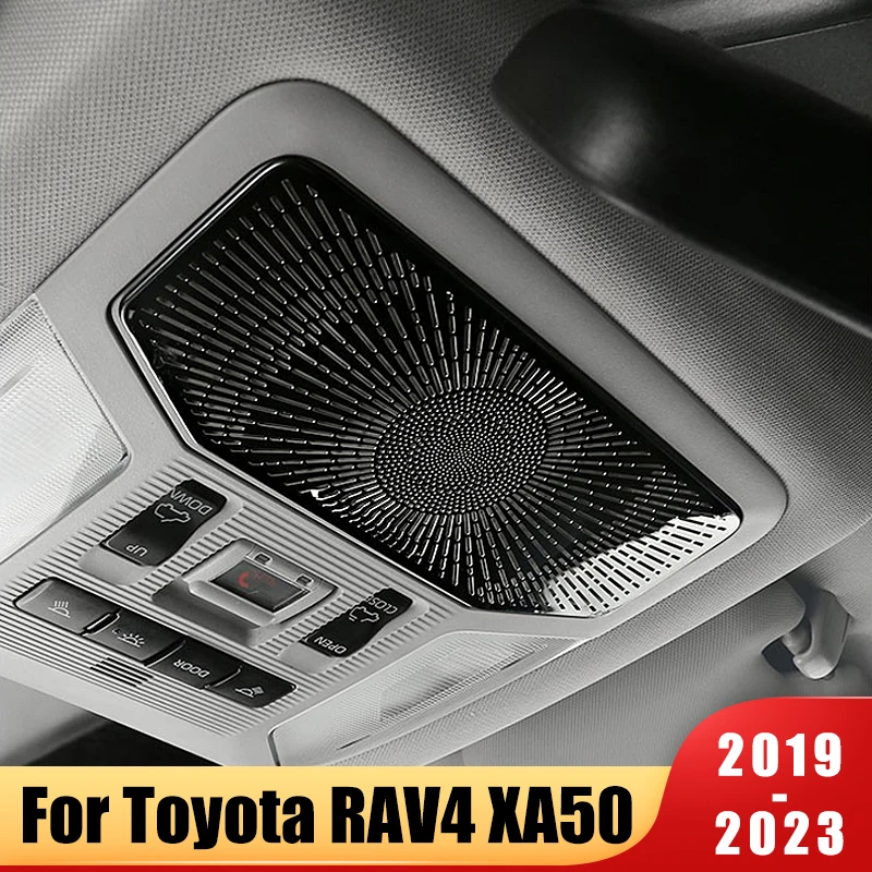 

Stainless Steel Car Interior Door Handle Cover Trim Door Bowl Cover Sticker For Toyota RAV4 XA50 2019-2021 2022 2023 Accessories