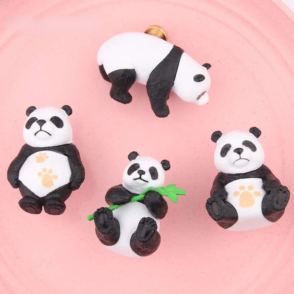 

Creative cartoon children giant panda Brass Single Hole drawer handle cabinet door wardrobe hook decorative cabinet handle