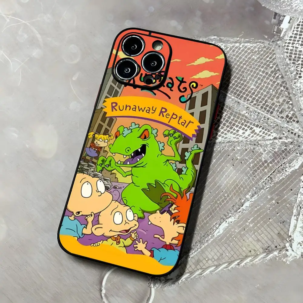 Чехол для телефона IPhone оптом и 15 мультяшный 14 13 11 12 Pro Max Mini Xs Cute X Xr 7 8 Rugrat Plus Se чехол