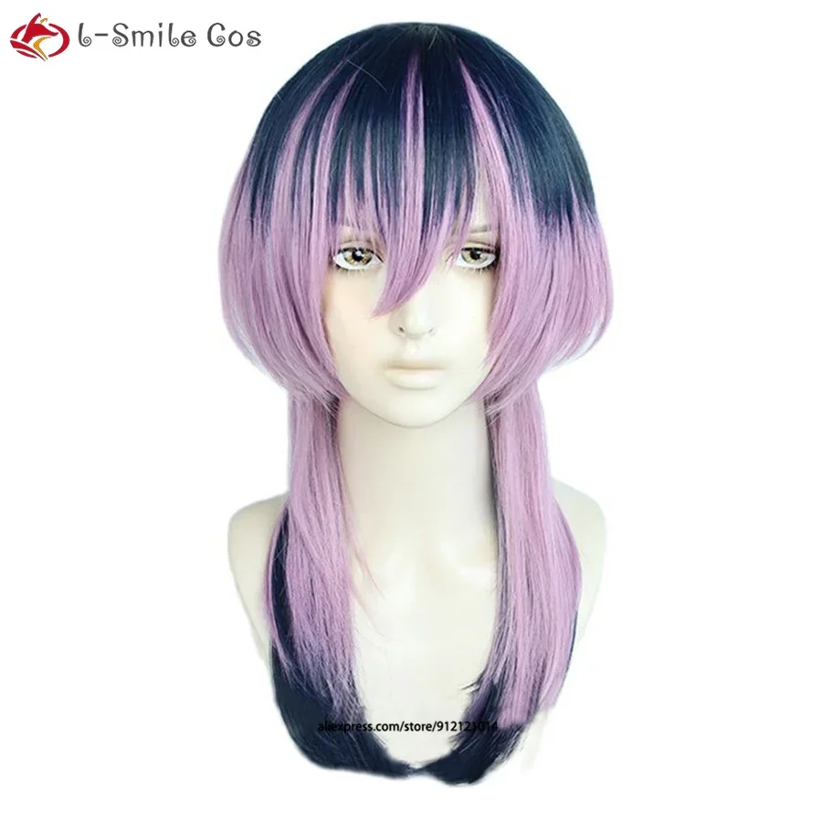 Аниме Токио Мстители Риндо Хайтани Косплей Парик Золотисто-Синий Фиолетовый